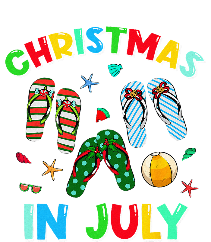 Christmas In July Squad Funny Summer Xmas T-Shirt