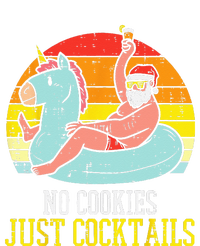 No Cookies Cocktails Santa Summer Christmas In July Xmas T-Shirt