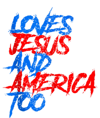 Retro Loves Jesus And America Too T-Shirt