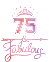 Wo 75 Years Old And Fabulous Happy 75th Birthday Present T-Shirt