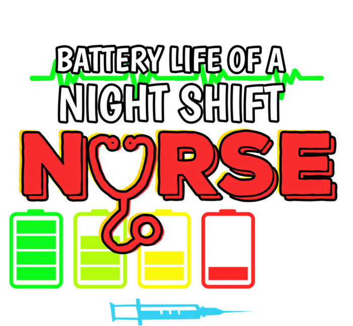 Nurse Lifesavers Nursing Energy Night Shift Battery Life Gift Tank Top