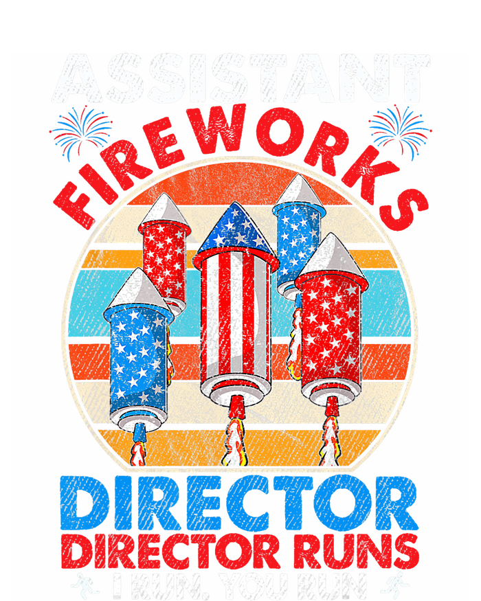 Assistant Fireworks Director USA Independence Day July 4th Gift Women's Perfect Tri Rocker Tank