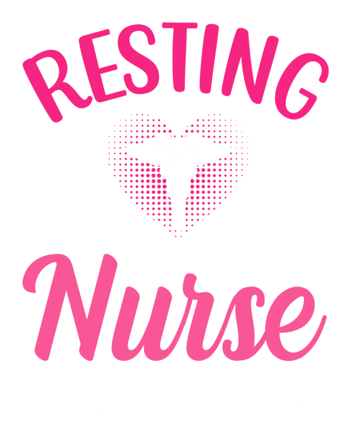 Nurse Lovers Funny Gift Resting Nurse Face Gift Women's Racerback Tank