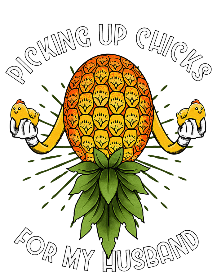 Picking Up Chicks for Husband Swinger Upside Down Pineapple Canvas