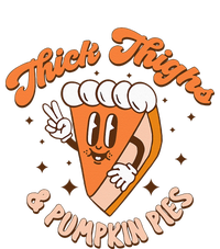 Thick Thighs & Pumpkin Pies Funny Thanksgiving Matching T-Shirt