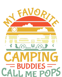 My Favorite Camping Buddies Call Me Pops Retro Family Trip Tall Sweatshirt