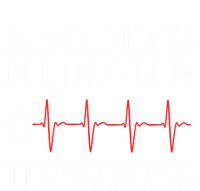 Nurse Pqrst Abcs Ekg Strip Alphabet Funny Nurse Memes Gift Toddler T-Shirt