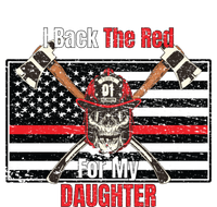 Firefighter Back The Red For My Daughter Gift Baby Bodysuit