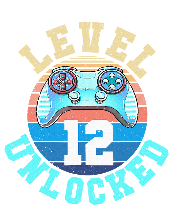 Gamer Level 12 Unlocked Video Game 12th Birthday T-Shirt