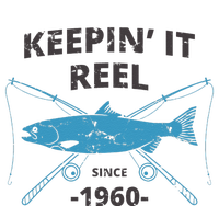 Keepin It Reel Since 1960 Fishing Gift 60th Birthday Gift T-Shirt