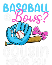 Baseball Or Bows Cousin Loves You Pink or Blue Gender Reveal T-Shirt