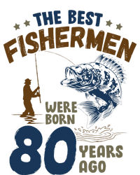 80 Year Old Fishing Fishermen Gifts For Birthday Gift Long Sleeve Shirt