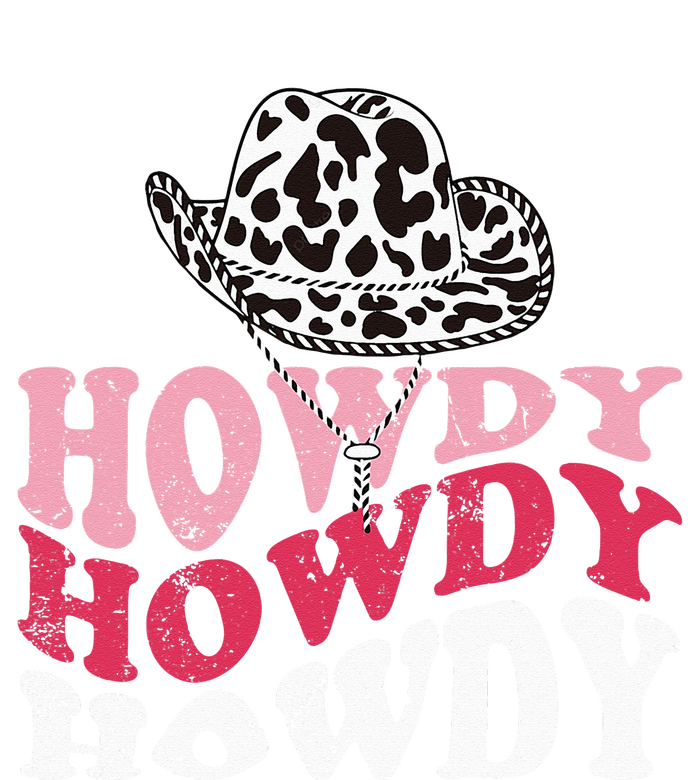 Howdy Cow Rodeo Dairy Cow Print T-Shirt