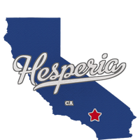 Hesperia California CA Map T-Shirt