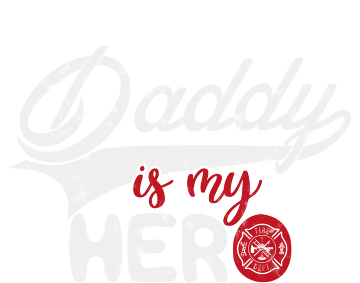 Firefighter Daddy Is My Hero Gift For Fire Son Daughter Cool Gift Striped Beanie with Solid Band