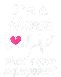 Wo Im A Nurse Whats Your Superpower? Funny Saying Cute Gift Doggie Tank