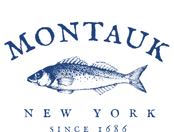 Retro Montauk New York Fishing T-Shirt