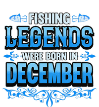 Fishing Legends Were Born In December Birthday Fisherman T-Shirt