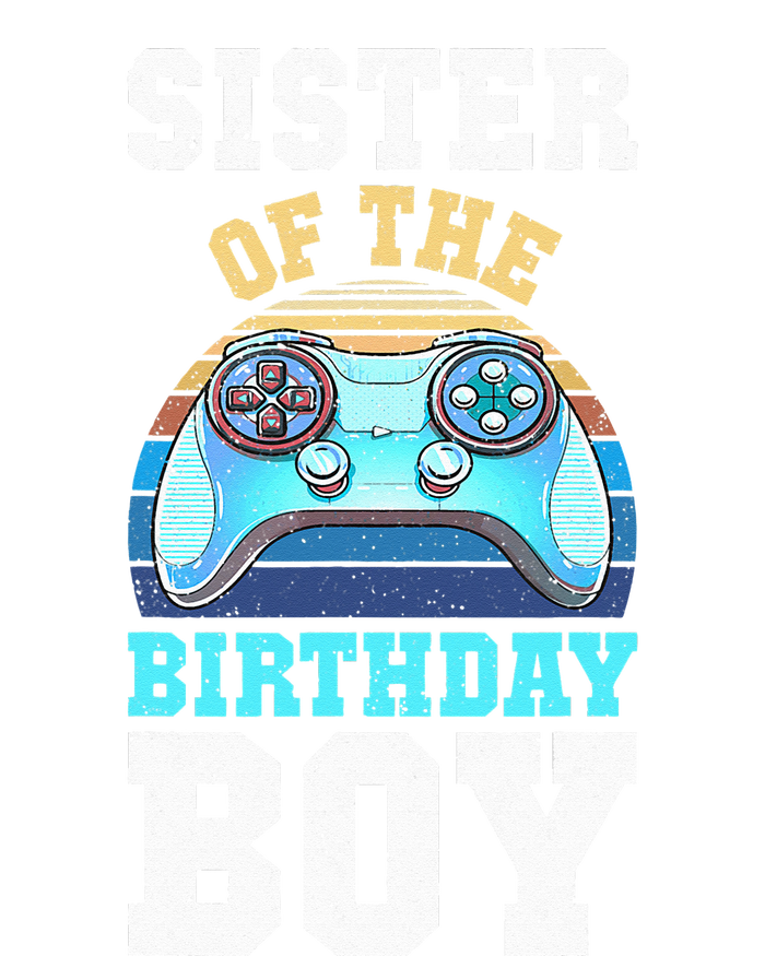 Sister of the Birthday Matching Video Gamer Birthday Canvas