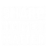 Sharp Knives Matter Knife Collector Gift V-Neck T-Shirt