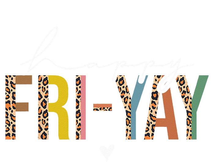 Leopard Friyay! Teachers Weekend Day of the Week Teachers Kids Long Sleeve Shirt