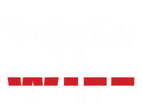 Firefighter Wife Thin Red Line Husband Proud Fire Wife Gift Bumper Sticker