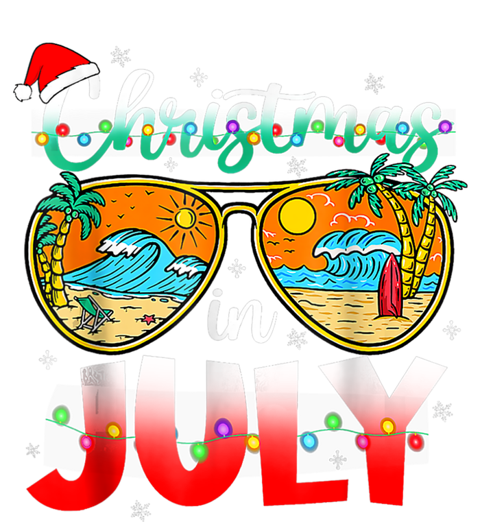 Funny Christmas In July Summer Vacation Beach Sunglasses 16 in Basic Backpack