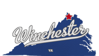 Winchester Virginia VA Map T-Shirt