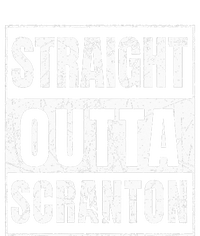 Straight Outta Scranton Pennsylvania Grommeted Golf Towel