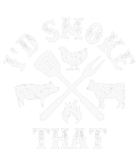 Funny Retro BBQ Party Smoker Chef Dad Gifts Id Smoke That Kids Sweatshirt