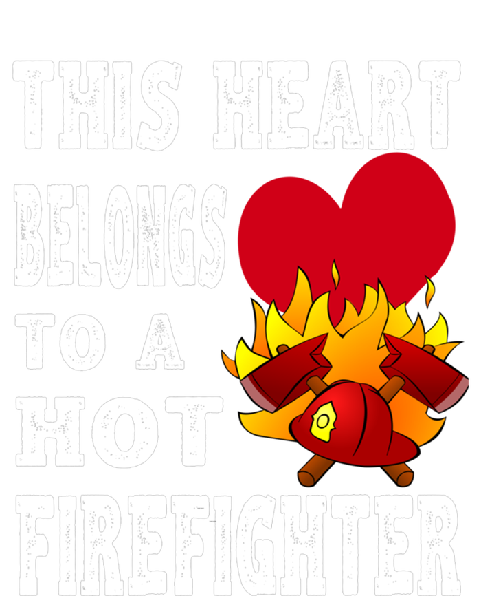 Girlfriend Of A Firefighter Cute Gift T-Shirt