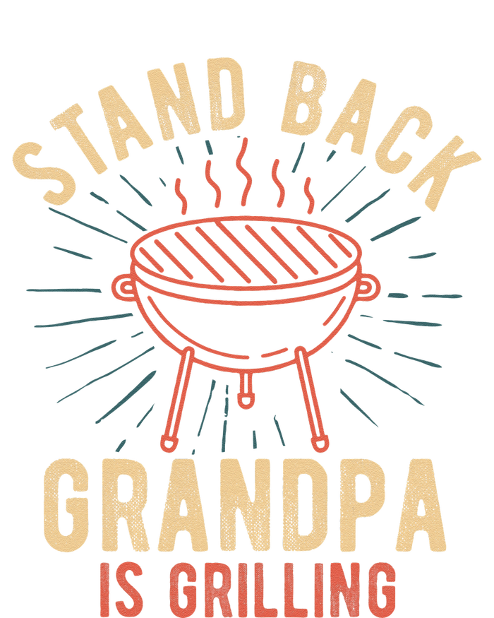 Stand Back Grandpa Is Grilling Vintage Gift For Him BBQ Fun Women's Pullover Hoodie