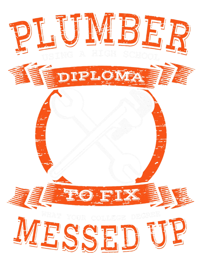 Plumber Funny College Plumbing Joke Pun Item Button