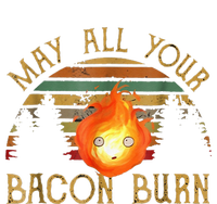 Vintage Retro May All Your Bacon Burn BBQ Grunge T-Shirt