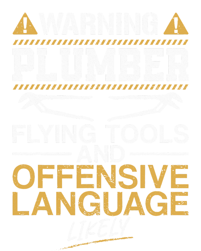 Plumbing Plumber Vintage Warning Plumber Flying Tools And Tote Bag