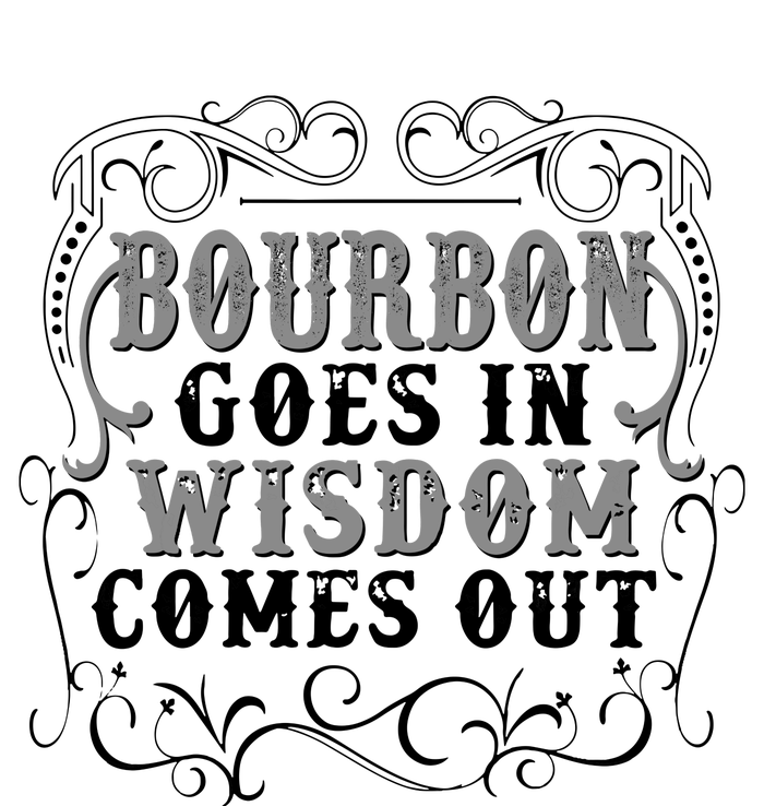 Bourbon Goes In Wisdom Comes Out PosiCharge RacerMesh Polo