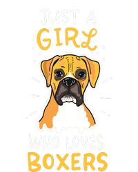 Just A Girl Who Loves Boxers Dog School Gift T-Shirt