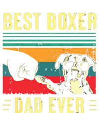 Men Best Boxer Dad Ever Funny Boxer Dog Dad Fathers Day T-Shirt