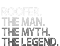 Roofer Gift The Man Myth Legend Tie-Dye T-Shirt