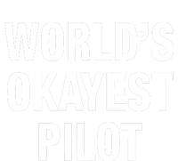 Worlds Okayest Pilot V-Neck T-Shirt