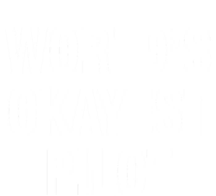 Worlds Okayest Pilot V-Neck T-Shirt