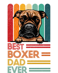 Vintage Best Boxer Dad Ever Fathers Day Dogs Lover Cool Gift Tie-Dye Long Sleeve Shirt