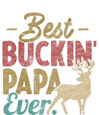 Vintage Best Buckin Papa Ever Gift Deer Hunters Gift Retro Funny Gift T-Shirt