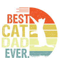 Vintage Best Cat Dad Ever Fathers Day Cat Daddy Great Gift T-Shirt