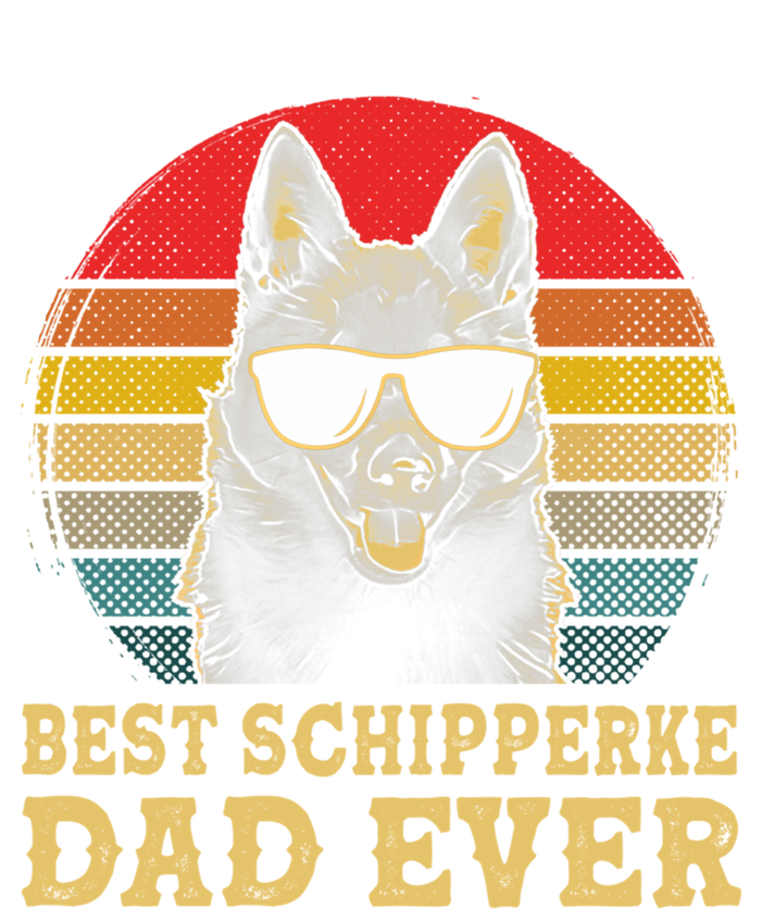 Vintage Best Schipperke Dad Ever Dog Lovers Gift T-Shirt