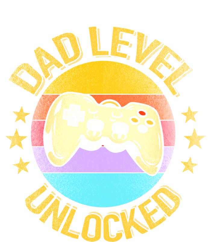 Vintage New Dad Level Unlocked Day For Gamer Funny Gift T-Shirt