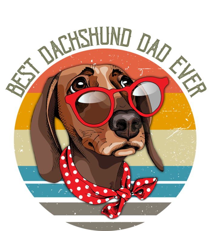 Vintage Retro Funny Best Dachshund Dad Ever Dog Lover Meaningful Gift Tote Bag