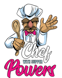 Chef With Supper Powers Funny Culinary Chef Cooking Pun Gift Kids Long Sleeve Shirt