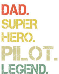 Vintage Style Dad Hero Pilot Legend Fathers Day Gift T-Shirt