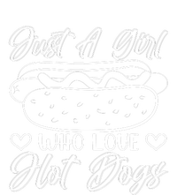 Just A Girl Who Loves Hot Dogs Grommeted Golf Towel